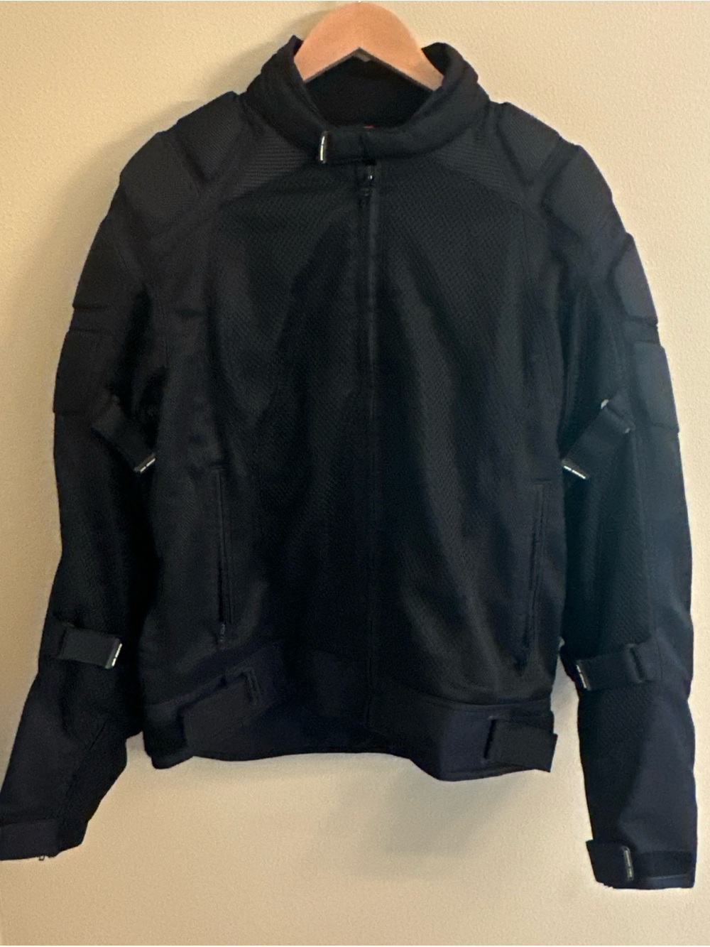 Hein Gericke Motorcycle Jacket Padded Mens Large Black